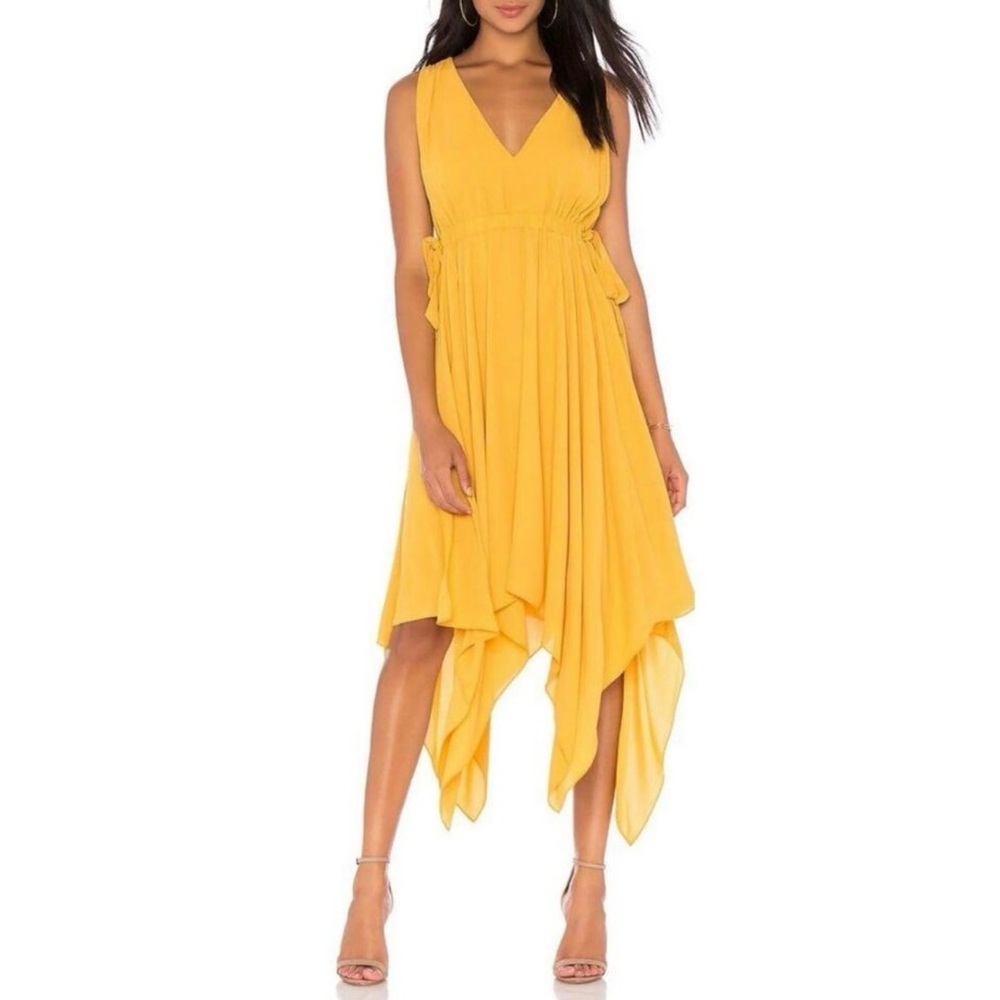 BCBGMAXAZRIA Handkerchief Hem Dress